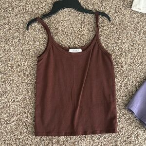 Brown Tank Top